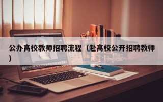 公办高校教师招聘流程（赴高校公开招聘教师）