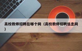 高校教师招聘在哪个网（高校教师招聘信息网）