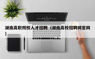 湖南高职院校人才招聘（湖南高校招聘网官网）