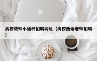 高校教师小语种招聘网址（高校西语老师招聘）