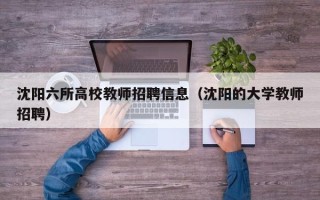 沈阳六所高校教师招聘信息（沈阳的大学教师招聘）