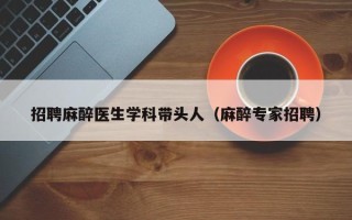 招聘麻醉医生学科带头人（麻醉专家招聘）
